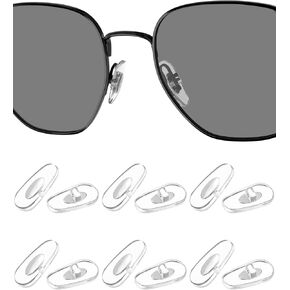 6 Pairs Replacement Nose Pads Nose Pieces for Ray-Ban RB4264 RB3534 RB3549 RB3584 RB3614 B3526 RB3549 RB3663 RB3584 RB4071 RB6331 RB8415 RB6335 RB3549 RB4071 RB6336 Sunglasses