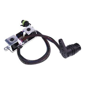 JEENDA Overdrive & Lock-Up Solenoid Assembly & Harness 52118652 Compatible with Jeep Dodge A500 A518 42RE 46RE 1996-1999, Round Plug 8 Pin, 22954B（not 52118500AB）