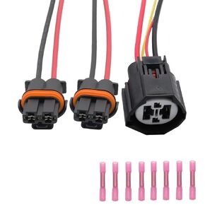 Cooling Fan Control Module Connector Plug Wire Harness Compatible with Lincoln MKX; for Ford Edge,for Radiator Fan Control Module Wiring Harnesses for 7T4Z8B658B, 941.0138.01,7T43-8C609-BA