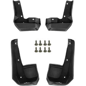 A-Premium Set of 4PCS Mud Flaps Splash Guards Mudguards Mudflaps with Hardware Kits Accessory Compatible with Honda Civic 2017-2019, Si Submodel only, Front and Rear (Driver & Passenger Sides)