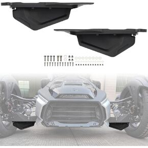 SAUTVS Plastic Front Splash Guard Protectors for Can-Am Ryker, Durable Material Front A-Arm Guards Kit for Can Am Ryker 600 900 Sport & Ryker Rally All Models Accessories (2PCS, Replace #219400817)