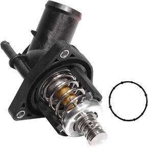 Water Pump Outlet Thermostat Compatible with Chevy GMC Cadillac 2014-2019 Part Model ‎12674639, 15-11125