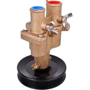 Raw Sea Water Pump Compatible with Mercruiser Water Pump 4.3L 5.0L 5.7L 6.2L 8.2L Replace 46-8M0139995 8M0137216 8M0122655 46-8M0118067 Raw Sea Impeller Water Pump Assembly
