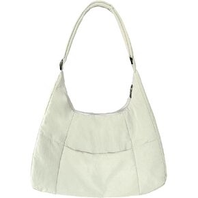 Puffer Crescent Shoulder Bag Women Nylon Light Weight Crossbody Purse Large Hobo Bag Puffy Tote Bag Handbag