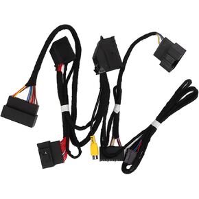 KIMISS Power Harness Adapter, 4in to 8in PNP Conversion Harness HC3Z B Replacement for Edge Fusion SYNC 1 to SYNC 3 System