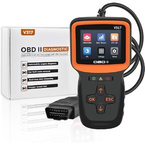 MuHize OBD 2 Scanner - Universal Code Reader Engine Fault Code Reader Scanner Professional Enhanced OBDII/EOBD Diagnostic Scan Tool Color Screen Accurately Live Data Analyzer for Vehicles After 1996