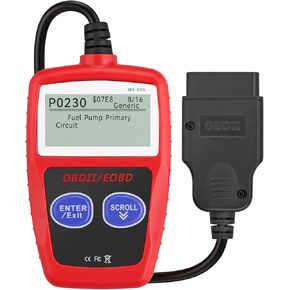 AUTOUTLET OBD2 Code Reader Diagnostic Scan Tool, Automotive DTC Definition Live Data Scanner with Battery Test for All OBD II Protocol Cars Since 1996