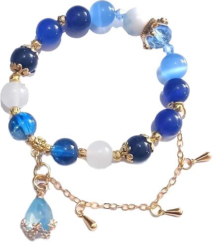 Halloween Cosplay Props Bracelet for LARP,Bracelet of Seven God,Fire, Ice,Wind, Grass, Rock,Thunder, Water,Fashionable Coser in Saudi Arabia