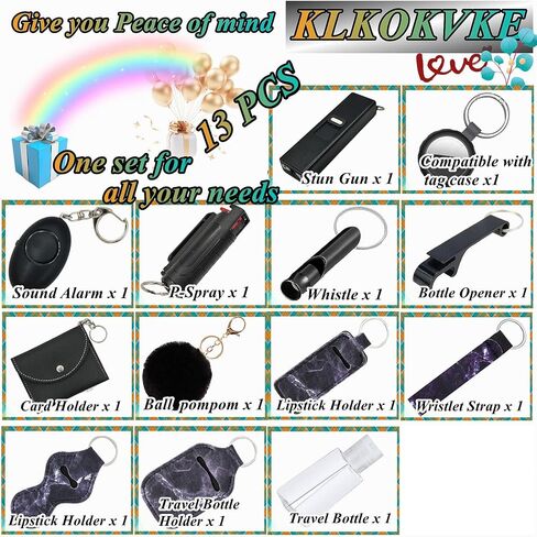 Wristlet Card Holder Set for Women With Wristlet Strap, Travel Bottle Holder, Bottle Opener and Whistle in Kuwait
