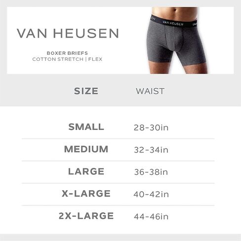 Van Heusen Men's Boxer Briefs - 3 Pack Casual Stretch Boxers with Contour Pouch - Breathable Underwear Boxers for Men (S-XL) in Kuwait