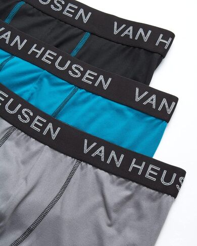 Van Heusen Men's Boxer Briefs - 3 Pack Casual Stretch Boxers with Contour Pouch - Breathable Underwear Boxers for Men (S-XL) in Kuwait