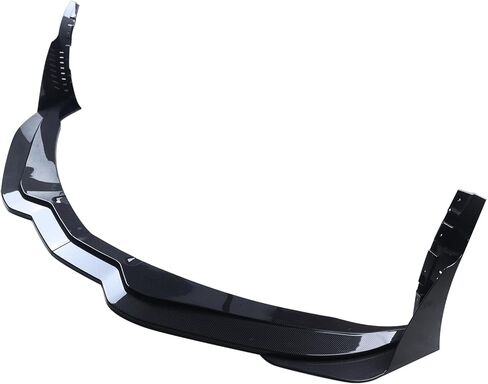 Front Bumper Lip Spoiler Compatible with 2014-2019 Corvette C7 Z06，4Pcs Glossy Black Front Car Bumper Lower Lip Chin Spoiler Protector Kit Bumper Corner Spoiler in Kuwait