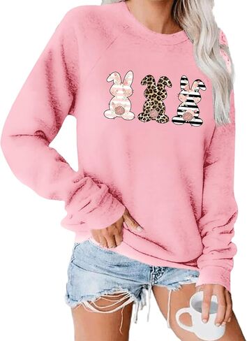 بلوفر نسائي عتيق مطبوع بأكمام طويلة من tiqwova، قمصان فضفاضة للنساء in Kuwait