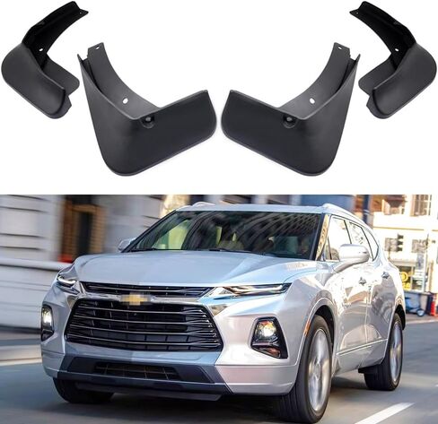 واقيات الطين، واقيات الطين، واقيات الرذاذ المتوافقة مع 2019-2024 20 21 22 23 شيفروليه بليزر، طقم واقي الطين 4 قطع، أسود in Kuwait