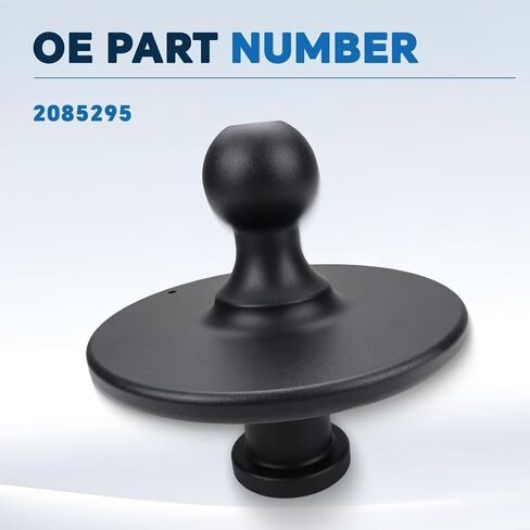 محول وصلة ربط الكرة ذو العجلة الخامسة 2-5/16 بوصة Kingpin إلى جهاز استقبال السحب 2085295 مناسب للجرار أو المقطورة سعة تحميل العجلات الخامسة 30000 رطل in Kuwait