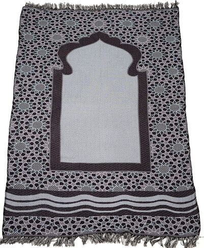 Modefa Turkish Islamic Prayer Mat Janamaz Sajjadah | Thin Woven Cotton Praying Rug | Traditional Muslim Sejada for Men Women Pocket Travel Mat - Stargazer (Blue) in Saudi Arabia