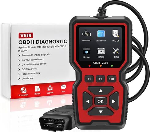 MuHize OBD 2 Scanner - Universal Code Reader Engine Fault Code Reader Scanner Professional Enhanced OBDII/EOBD Diagnostic Scan Tool Color Screen Accurately Live Data Analyzer for Vehicles After 1996 in Saudi Arabia
