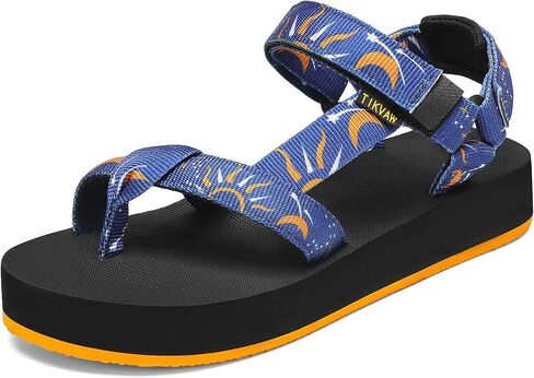 Sport Walking Water Sandals for Women with Arch Support & Adjustable Straps Platform Sandals Women Height Increase in Saudi Arabia