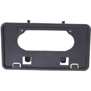 Front Bumper Molding Textured & License Plate Bracket Replacement For Ford F-150 2009 To 2014 (Bumper Pad)