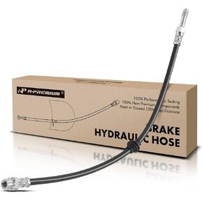 A-Premium Front Driver or Passenger Brake Hydraulic Hose Compatible with Select BMW Models - 325xi, 330xi, 2001-2005 - Replace# 34306752400