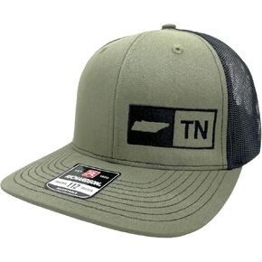 Tennessee Trucker Hat, Richardson 112, Loden Green/Black Snap Back