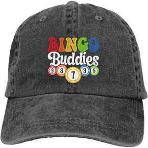 Crazy Bingo People Baseball Cap Golf Dad Hat Adjustable Original Classic Low Profile Cotton Hat Men Women