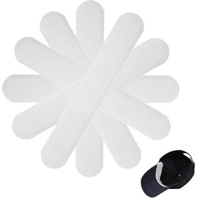 60Pcs No Sweat Hat Liner,Hat Sweat Liner Disposable,Golf Absorb Sweat Hat Liner,Hat Size Reducer Liner,Hat Sweat Protector,Absorbent Sweat Hat Liners Sweat Protection for Men Women Golf Baseball Hat
