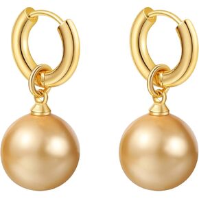S.Leaf Pearl Drop Earrings Pearl Earrings for Women Pearl Drop Earrings Dangle Earrings for Women Earrings for Women Trendy