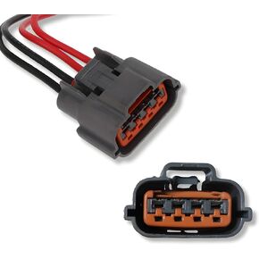 Alternator Repair Plug Harness Connector with 7.67'' 4 Pin Compatible with Infiniti I35 Nissan Murano Maxima VQ35DE