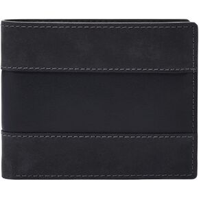 Fossil Men's Sport Tourer Bifold with Flip ID, Black