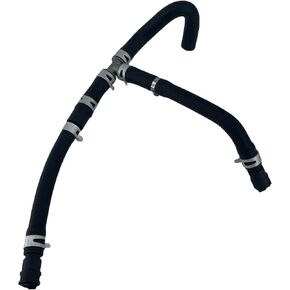 Engine Heater Hose Assembly HVAC Heater Water Pipe Compatible with Ford Expedition 2007-2010 Compatible with Lincoln Navigator 2007-2010 Replaces 8L1Z18472A 8L1Z-18472-A KH-509 626-540 Rubber Black