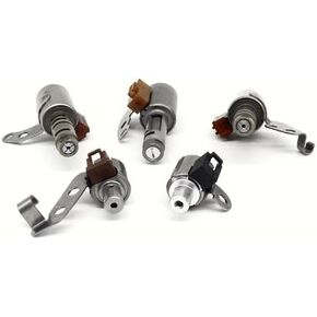 5PCS Transmission Solenoid Valve Kit,U140E U140 U240,Compatible with To-yota，Fit for 2009-2017 Enclave 3.6L, Replace OE 35210-21010, 35220-21020, 35290-21010/35290-21010
