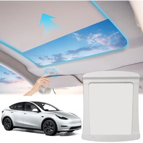 Model Y Electric Sunshade Roof Automatic Powered Retractable Sunroof Shade for Tesla Model Y 2020 2021 2022 2023 2024 Motorized Sun Shade Motor Sun Roof