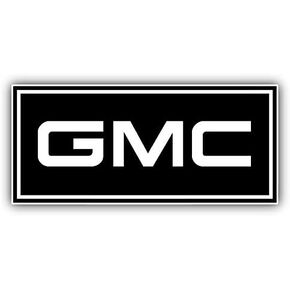 GMC Logo Auto Simple Car Bumper Sticker Decal