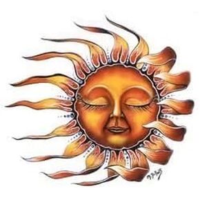 Sleeping Sun by MIKE Dubois/adhesivo