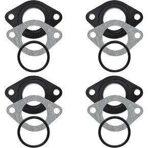 26mm 4 Pcs Carburetor Carb Carby Intake Carb Manifold Gasket Replacement parts Fit for 125cc 150cc PIT Dirt Bike Quad ATV Buggy.（4 PCS）