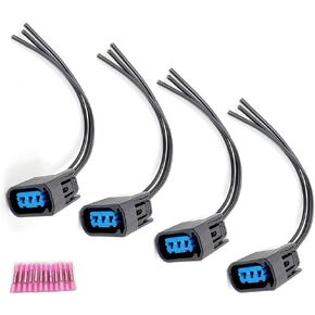 FainWan 4pack Ignition Coil Connector Plug pigtails work Compatible with CIVIC CRV S2000 RSX K Series