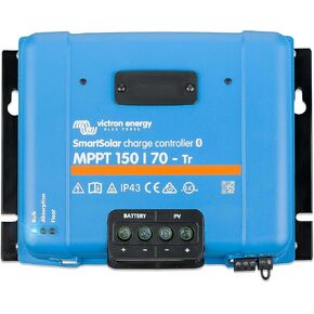 Victron Energy SmartSolar MPPT Tr Solar Charge Controller (Bluetooth) - Charge Controllers for Solar Panels - 150V, 70 amp, 12/24/36/48-Volt