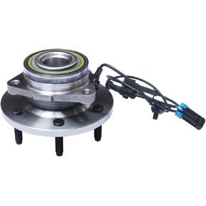 515093 Front Wheel Bearing and Hub Assembly Compatible with 2006-2010 Hu-mmer H3, 2009-2010 Hu-mmer H3T [6 Lug W/ABS]