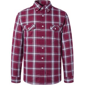 Welding Shirts for Men 7.5oz 100% Cotton Flame Resistant Fr Shirts NFPA2112 Men's Fire Retardant Welding Shirts