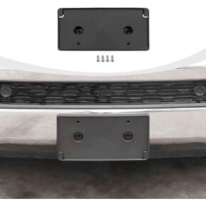 for RAM Front License Plate Bracket Holder Mount Frame Compatible with Dodge RAM 1500 2018-2024 Exterior Accessories, Black