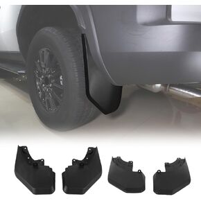 Mud Flaps Splash Guards Replacement Compatible with Toyota Land Cruiser Prado 250 2024 2025, Car Front and Rear Wheel Fender Cover Flexible Mudguards Mudflaps Protection Accessories, 4PCS