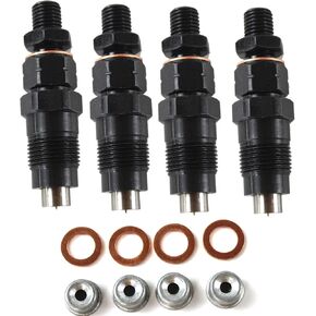 131406490 Fuel Injector 4Pcs Compatible with Perkins Engine 104-22 403C-15 403D-15 403D-15T 403C-17 403D-17 404C-22 404D-22 404C-22T 404D-22T Diesel Injector Aftermarket Parts