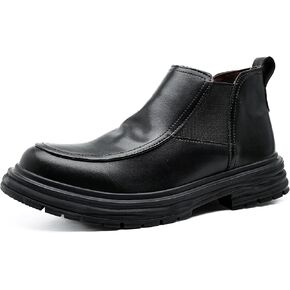 COSIDRAM Men's Casual Chukka Boots Fashion Oxford Ankle Boot Slip On Mid-Top Walking Business Dress Shoes