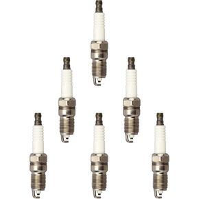 MAYASAF Spark Plugs 3951 قابس إشعال بديل للسيارات لـ Chevy 2000-07 1500، لـ Ford 2003-07 E-150 لنوع مقعد كاديلاك مدبب، قطر الخيط 14 مم (0.551 بوصة)/الوصول إلى 17.5 مم (0.689 بوصة) 8 عبوات in Kuwait