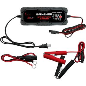 Banshee 12V 24V Smart Battery Charger Auto Car Truck Multiple Stage Charging Cycles