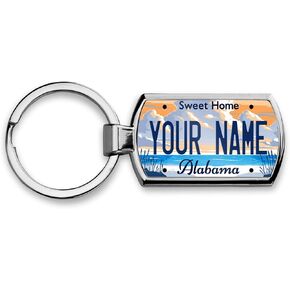 Bleu Reign Personalized Texas Blackout Holiday 2021 Novelty Souvenir Keychain
