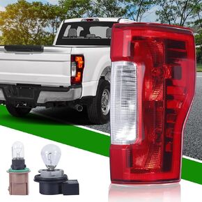 GSPSCN ضوء الذيل الجانبي للركاب متوافق مع 2017-2019 Ford F-250 F250 F-350 F350 مجموعة فرامل الضوء الخلفي الأيمن فائقة التحمل مع المصابيح والحزام يحل محل HC3Z13404D، HC3Z13404F، FO2801256 in Kuwait