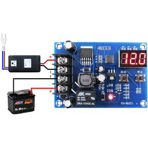 Battery Charge Controller Protection Switch Digital Display On Off Relay Charge Controller for 12V 24V Battery