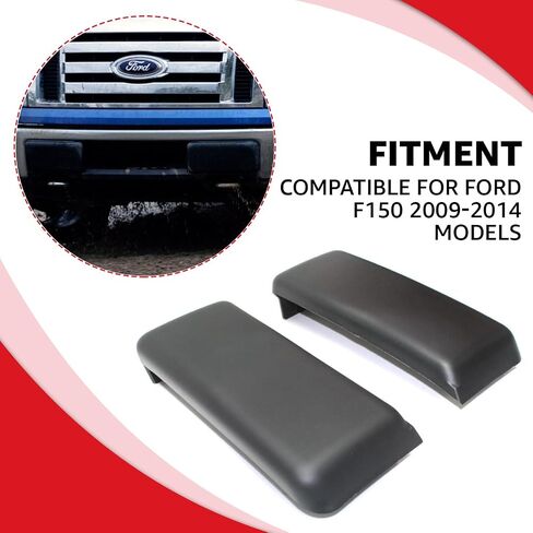 Front Bumper Molding Textured & License Plate Bracket Replacement For Ford F-150 2009 To 2014 (Bumper Pad) in Saudi Arabia